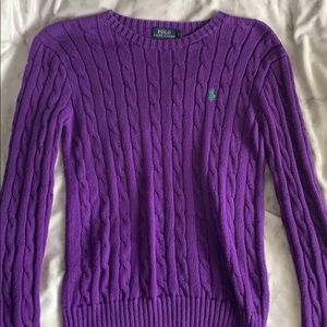 Purple POLO by RL sweater